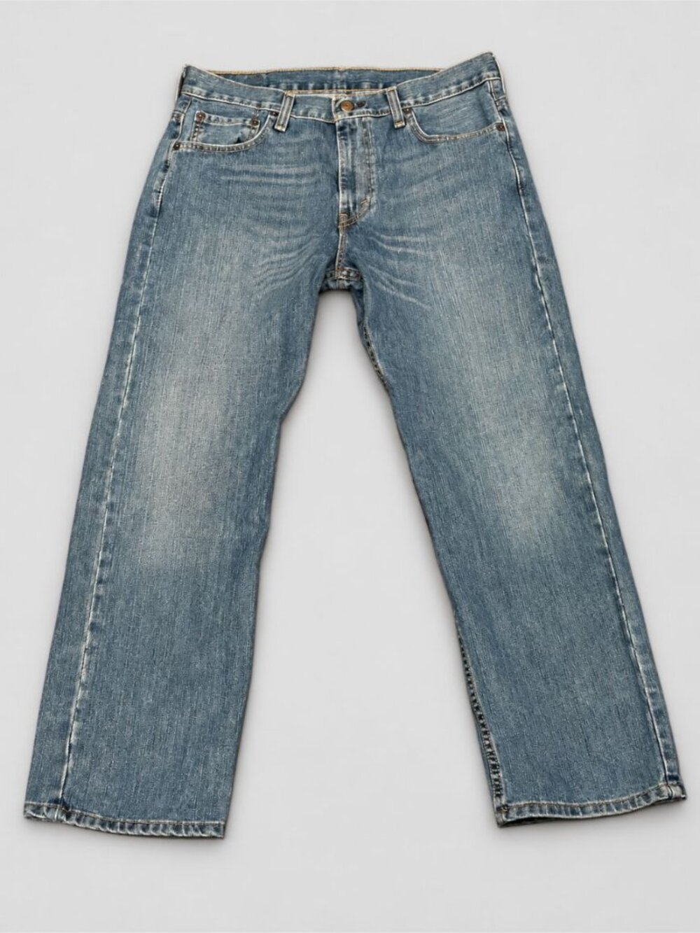 Levi’s 569 Loose Straight Jeans Men’s 32x30 Measures 34x29 Faded Blue Denim 2013 - Picture 3 of 15